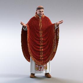 3D模型-Medieval Priest
